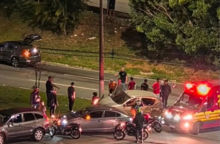 Acidente ocorre em trecho conhecido como ponto de colisão na Hermenegildo